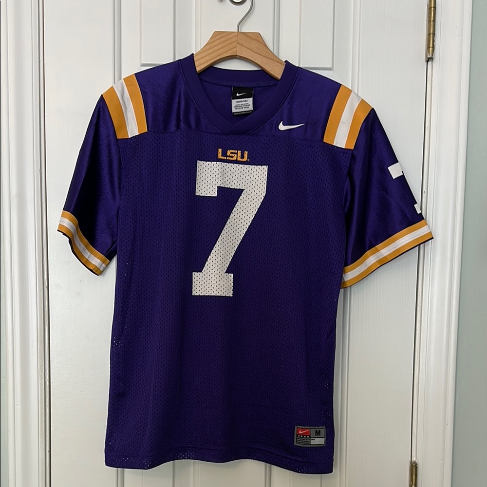 Nike LSU Purple and Gold Football Jersey